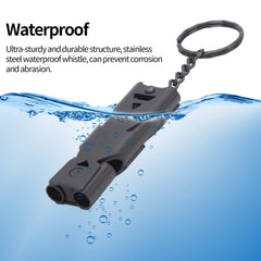 01 Survival Whistle stainless steel waterproof for all weather use