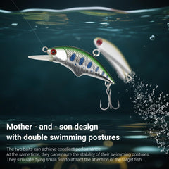 Square bill crankbait design highlighting durable construction