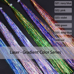 Six-color laser Flashabou tinsel for freshwater and saltwater flies (image 2)