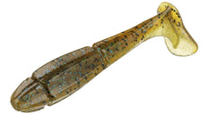 13 FISHING Churro Mustard Water closeup highlighting flutter action and bite-friendly scent