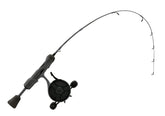 13 FISHING Freefall Ghost Stealth Ice Combo 30" UL Left-Hand Retrieve Black/Grey Camo