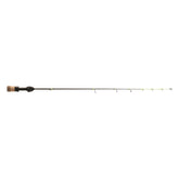 13 FISHING Tickle Stick Gen 3 with flat-tip blank boosts strike sensitivity on ice.