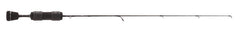 13 FISHING Widow Maker ice rod 27 UL featuring Evolve wraps for smooth reel alignment.