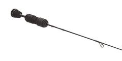 13 FISHING Widow Maker ice rod 27 UL with Tennessee handle enables comfortable grip all day.