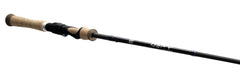 13 FISHING Defy Silver 6'6 UL spinning rod reel-seat close-up shows clean connection.