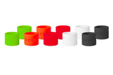 13 Fishing fire-red wrap band for quick, tool-free reel anchoring