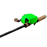 13 FISHING Skull Cap baitcast reel cover protects reels from dings and dirt.