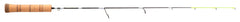 13 FISHING Wicked Pro ice rod 28ML stainless guides for smooth line flow.