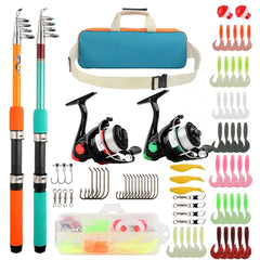 Main image: 2-piece fishing rod and reel combo (5.9 ft)