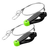 Pair of Power Grip Plus line release clips with 18 inch leader