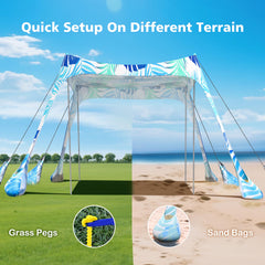 2PM SPORTS beach tent carry bag folds compactly for travel