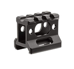 3-slot Slim Picatinny Short Riser Mount in matte black finish