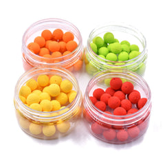 Floating beads and four carp bait flavors for fishing