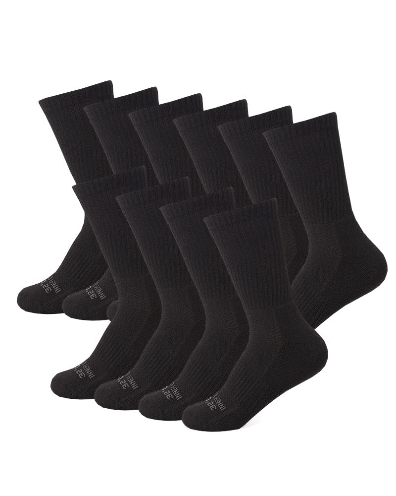 32 Degrees comfort crew socks with anti-odor tech for daily wear and all-day freshness.