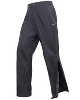 33,000ft rain pants side zip enables easy on-off without boot removal.