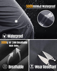 33,000ft rain pants waterproof sealed seams keep you dry