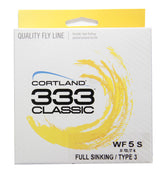 333 Classic Full Sinking Type 3 sinking fly line close-up