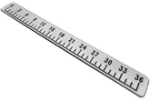 36-inch EVA foam fish ruler sticker with self-adhesive backing on boat surface