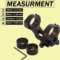 360 Tactical see-through scope mount in use supporting quick target acquisition