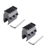360 Tactical universal rail base side view shows easy accessory mounting for rifles.
