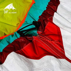 3F UL Gear TYVEK cover keeps feet warm with full-foot enclosure during cold nights.