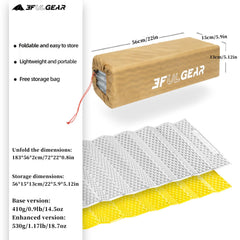 3FULGEAR sleeping pad 0.8 inch thick supports diverse sleepers