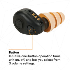 3M PELTOR TEP-200 Triple C ear tips ensure reliable sealing across tasks