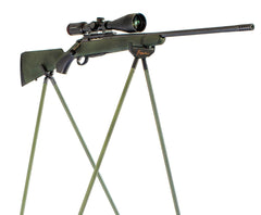 4 Stable Sticks Essential bipod height-adjust green adapts to terrain for comfort.