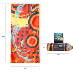 4Monster fast-dry absorbent towel demonstrates high absorption for workouts.