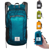 4Monster Hiking Daypack blue front view shows lightweight design for day trips