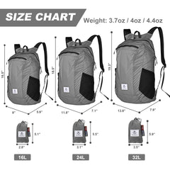 4Monster Hiking Daypack water-resistant nylon close-up emphasizes durable weather protection.