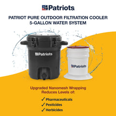 4Patriots Patriot Pure Nanomesh cartridge close-up shows precise filtration.
