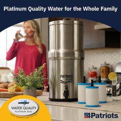 4Patriots Patriot Pure Nanomesh water flow for crisp taste and clarity.