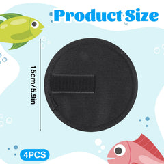 Hook covers wrapped around fishing rod for protection