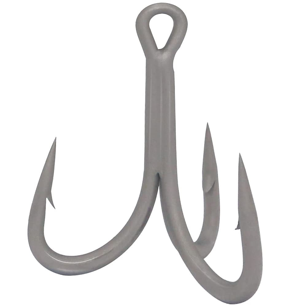 4X Treble Hooks stainless saltwater big game close-up