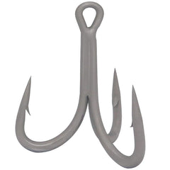 4X Treble Hooks stainless saltwater big game close-up