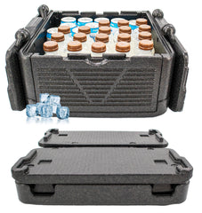 5 STAR SUPER DEALS Chill Ice cooler folded for easy transport and storage.
