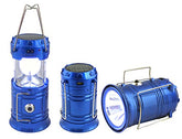 5 STAR SUPER DEALS LED Solar Tac Lantern glows bright for camping and outdoor safety