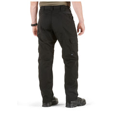 5.11 Taclite Pro pants back knee reinforcement emphasizes rugged durability in tough environments.