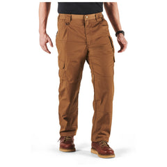 5.11 Taclite Pro Ripstop Pants action waistband closeup emphasizes flexible movement.