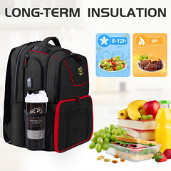 519 Fitness Meal Prep Backpack includes three containers for portioned meals
