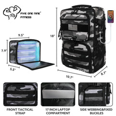 519 Fitness removable insulated compartment demonstrating quick access to meals