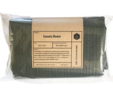5col Casualty Blanket Type 1 Olive Drab, unfolded for full coverage and warmth.