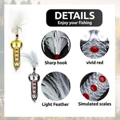 Individual storage box for each bait included