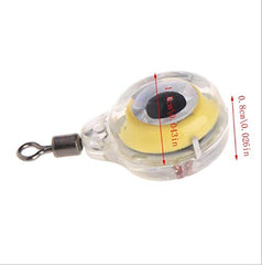 Water-activated fishing lights in action for deep sea fishing