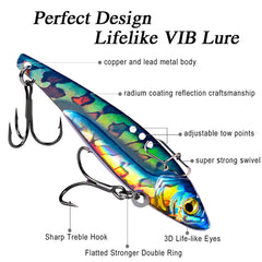 Reflective laser-coated finish on metal blade bait