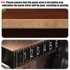 Foldable waterproof fish measuring tape in packaging