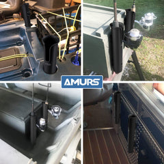 Kit includes six rod holders, twelve screws and twelve nylon lock-nuts