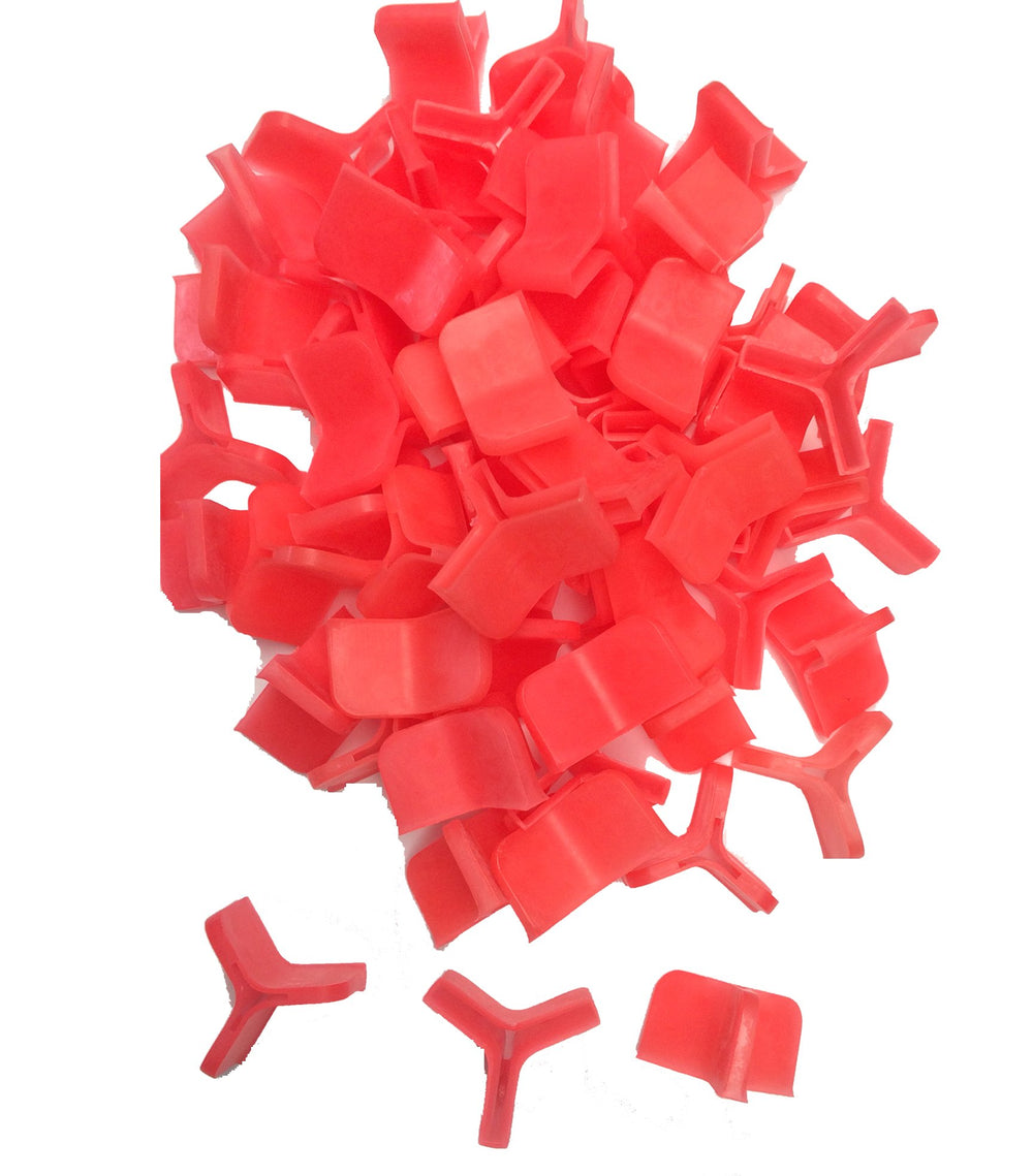 Red large-size treble hook bonnet for 1-2/0 hooks