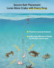 Even scent distribution helps attract crabs and lobsters